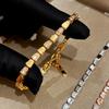 Браслет "Змеиная кость" Женский Легкая роскошь Изысканный Наборный браслет Огромный Красивый браслет