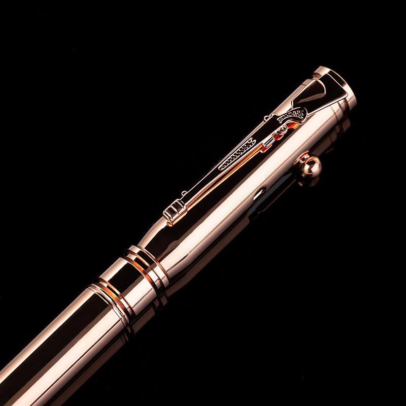 1 шт. Роскошные тяжелые металлические шариковые ручки для школы, бизнеса, офиса, ручки-роллеры для письма, канцелярские принадлежности для студентов