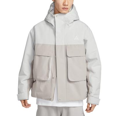 Мужская хлопковая куртка с капюшоном Nike ACG Storm-Fit Loose, ветрозащитная, водоотталкивающая, куртки FV8682-097