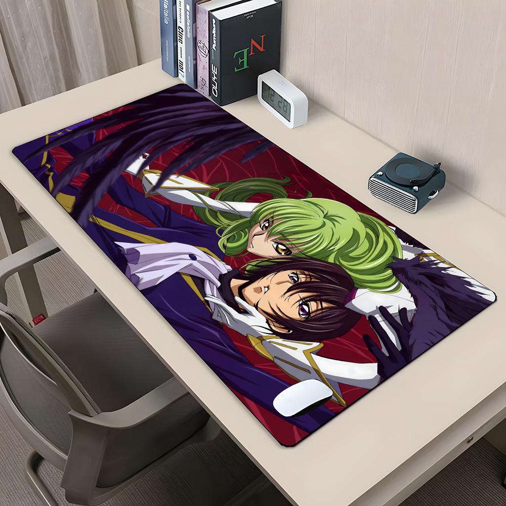 Code Geass Mouse Pad Rubber Antislip Keyboard Pad 40x90cm Mousepad Gaming Accessories XXL Office Computer Mat