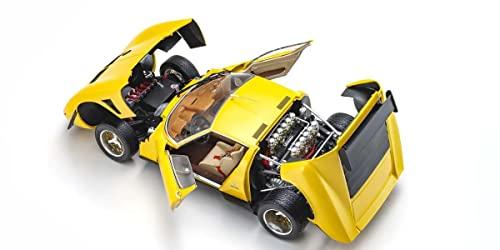 Kyosho Оригинальный масштаб 1/18 Lamborghini Miura SVR Желтый/Черный Готовое изделие