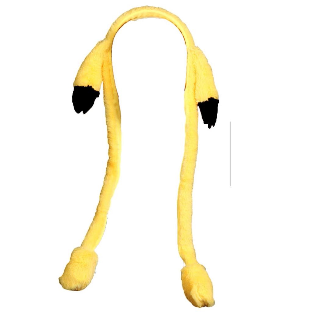 Шапка с подвижными ушками, прыгающая шапка, плюшевая шапка, кепка для женщин и девочек, праздничная шапка