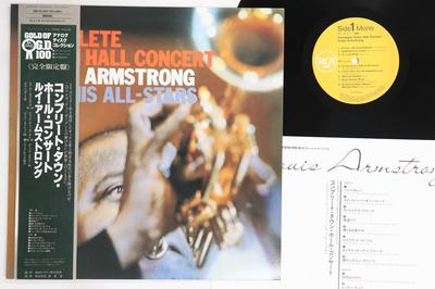 Виниловая пластинка LOUIS ARMSTRONG Полный концерт в Town Hall SGD94RVJ6007 RCA 1991 Япония Obi Джаз Б/у
