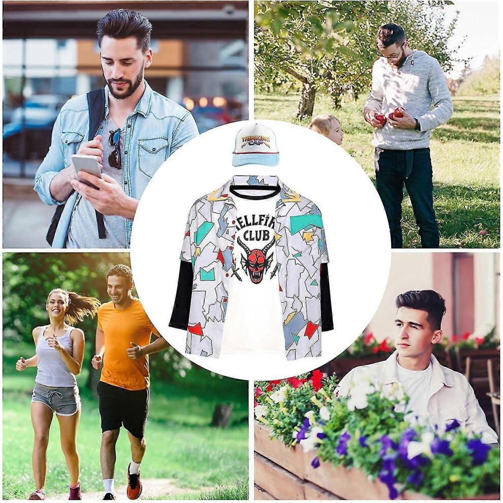Футболки и шляпы Клуба Адского Пламени | Shopbop Комплект с длинным рукавом и цилиндром Сезон 4 Костюм для косплея для мужчин и женщин