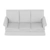 1/12 Scale Dollhouses Three-seat Miniature Couch Furniture Pretend Play for Kids Furniture Model for Dollhouses