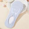Женские хлопковые носки, невидимые носки с неглубоким носком, дышащие силиконовые противоскользящие носки