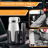 2-In-1 Car Water Cup Holder Storage Rack Beverage Holder Multifunctional Water Cup Holder In The Car Phone Holder