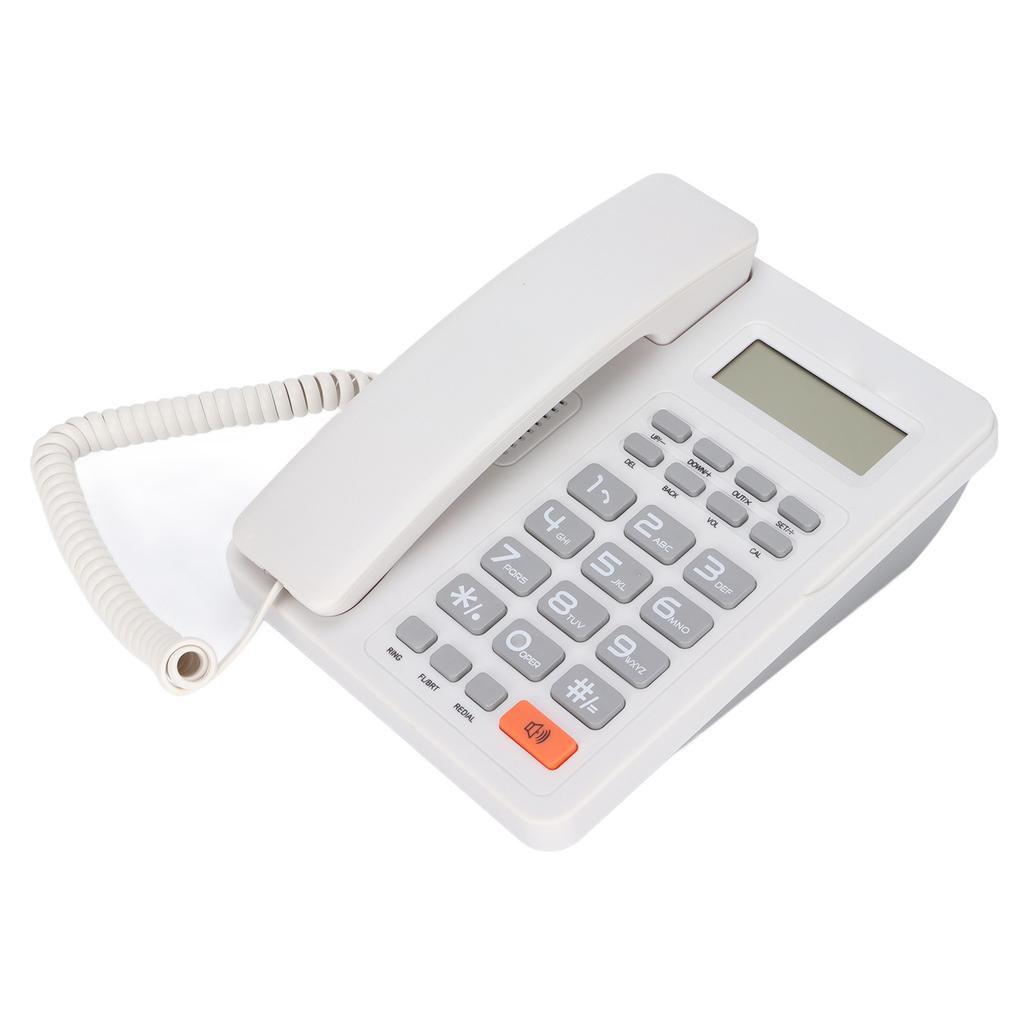 KXT8204CID Телефон Домашний Офисный Гостиничный Телефон Поддержка Полусвободные руки Без батареи(белый )