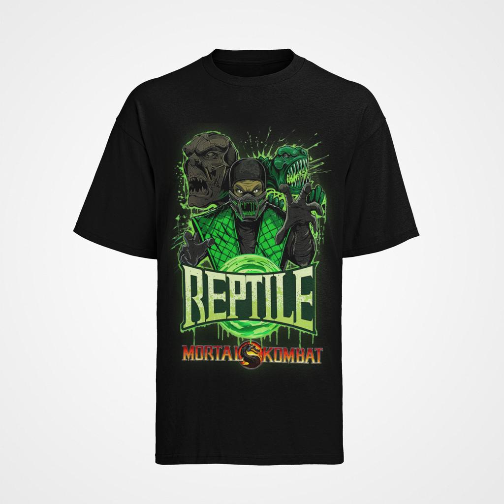 Reptile Mortal Kombat Zero Scorpion Retro Game T-Shirt Mens Womens Tees Top Herren Baumwolle S–XXXL