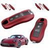 Красный Цвет Для Чехла Ключа Porsche Для Panamera Cayenne Cayman Boxster 911 Macan Защитный Чехол Крышка Ключа Дистанционного Управления
