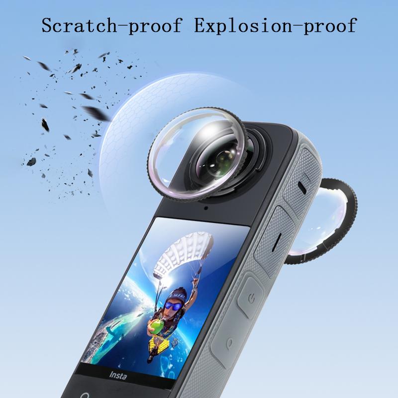 Защита объектива для Insta360 X5 X4 Высококачественный защитный экран Вращающаяся защитная крышка для Insta 360 Защитные аксессуары