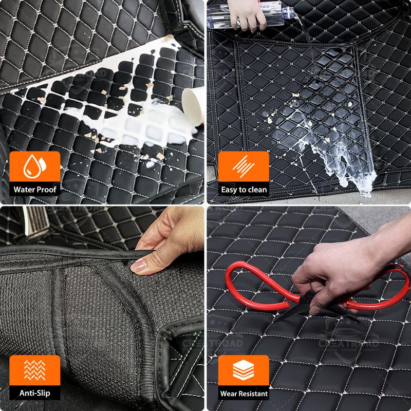 Автомобильные коврики для Volkswagen VW Touareg Низкий/Высокий Соответствие 2008 2009 2010 Автомобильные подкладки для ног Ковровое покрытие Аксессуары для интерьера