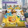 Daniel Tiger Pattern Bedding,Quilt Set Quilt Cover Pillowcase Home Birthday Gift (1*duvet cover+2*pillowcase,without core)XSJT0917268