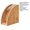 Держатель для кофейных фильтров Yousheng Wood с пылезащитной крышкой, многофункциональная вертикальная стойка для хранения для фильтровальной бумаги 101 102 для дома, офиса, кафе