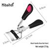 Heart-Shaped Wide-Angle Eyelash Curler with Comb - Makeup Tool for Curling False Lashes