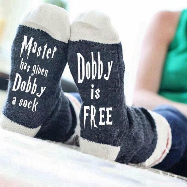 Мужские хлопковые носки Dobby, европейская и американская мода, английская буква, до середины икры