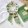 Multifunctional Pastoral Style Flower Printed Hair Band Headwear Scarves 6.5cm*90cm