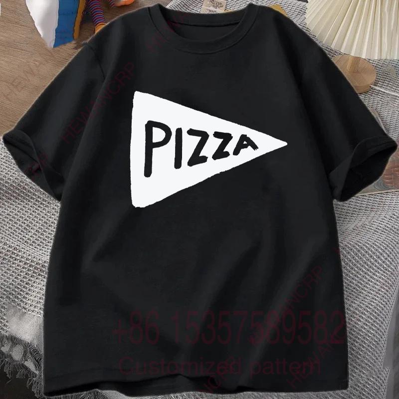 Mens Tracksuit Tshirt Funny Pizza Printed Round Neck Short Sleeves Casual Cotton Pullover Sweatwicking Breathable Sportswear