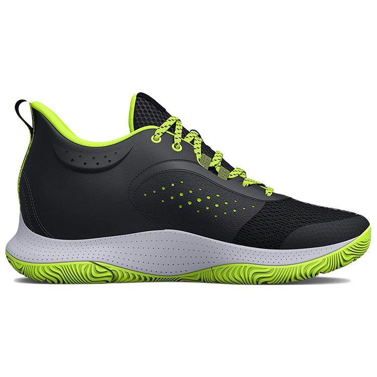 Under Armour Unisex Curry 3Z6 Black Mod Gray White Basketball Sneakers 3025090-001
