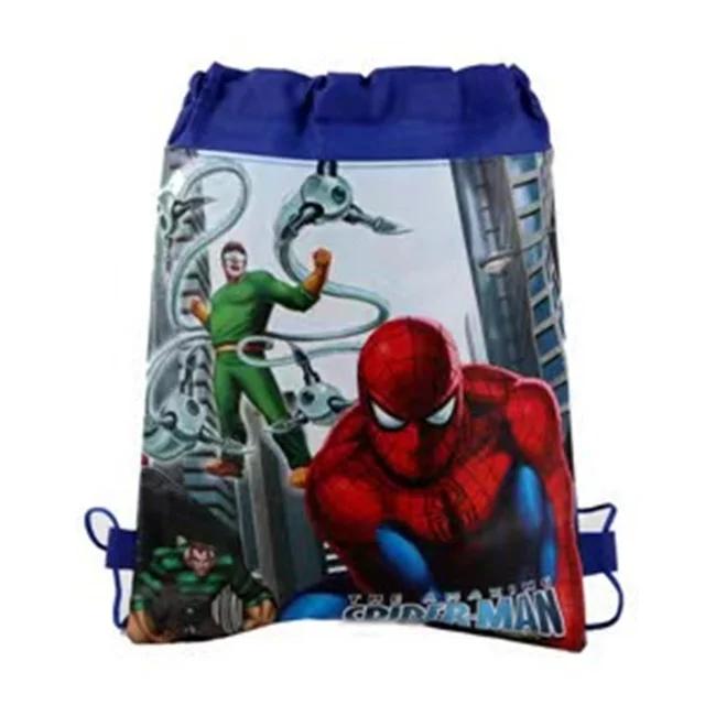 1/4/12Pcs Supers Heros Spider Nonwoven Drawstring Cartoon Spider Party Fillers Gift Bags for Baby Shower Birthday Party Favors