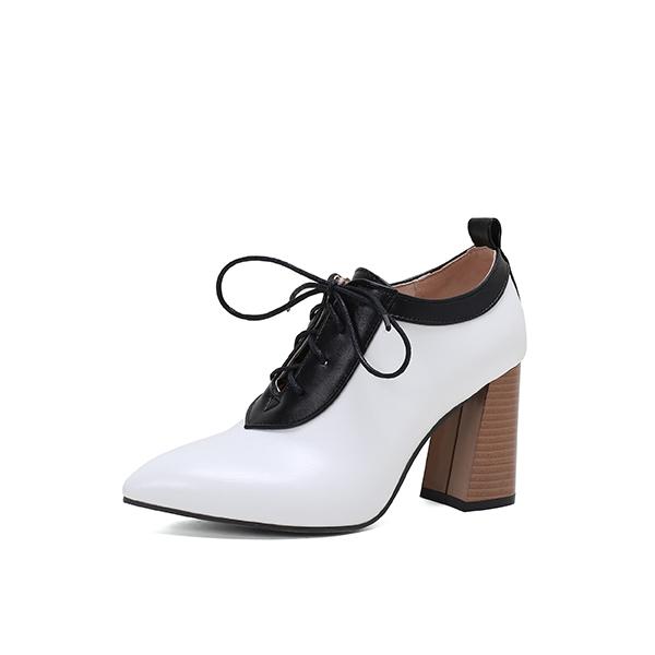 Black White Women Pumps High Heel Small Big Size 32 50