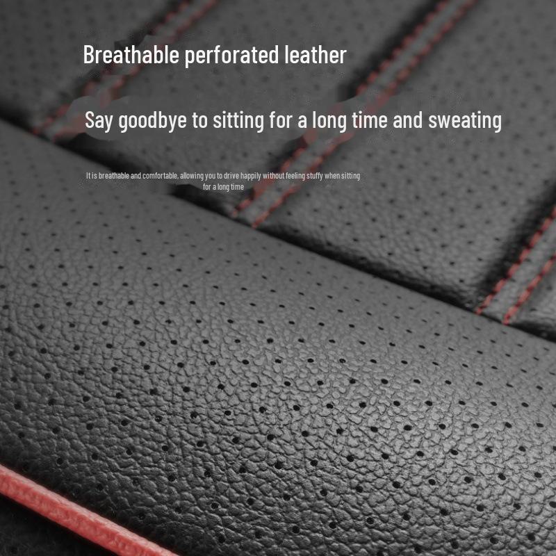Комплект кожаных чехлов для автомобильных сидений 3D, цельный, без спинки, дышащий, универсальный, подходит для всех сезонов, маленький размер