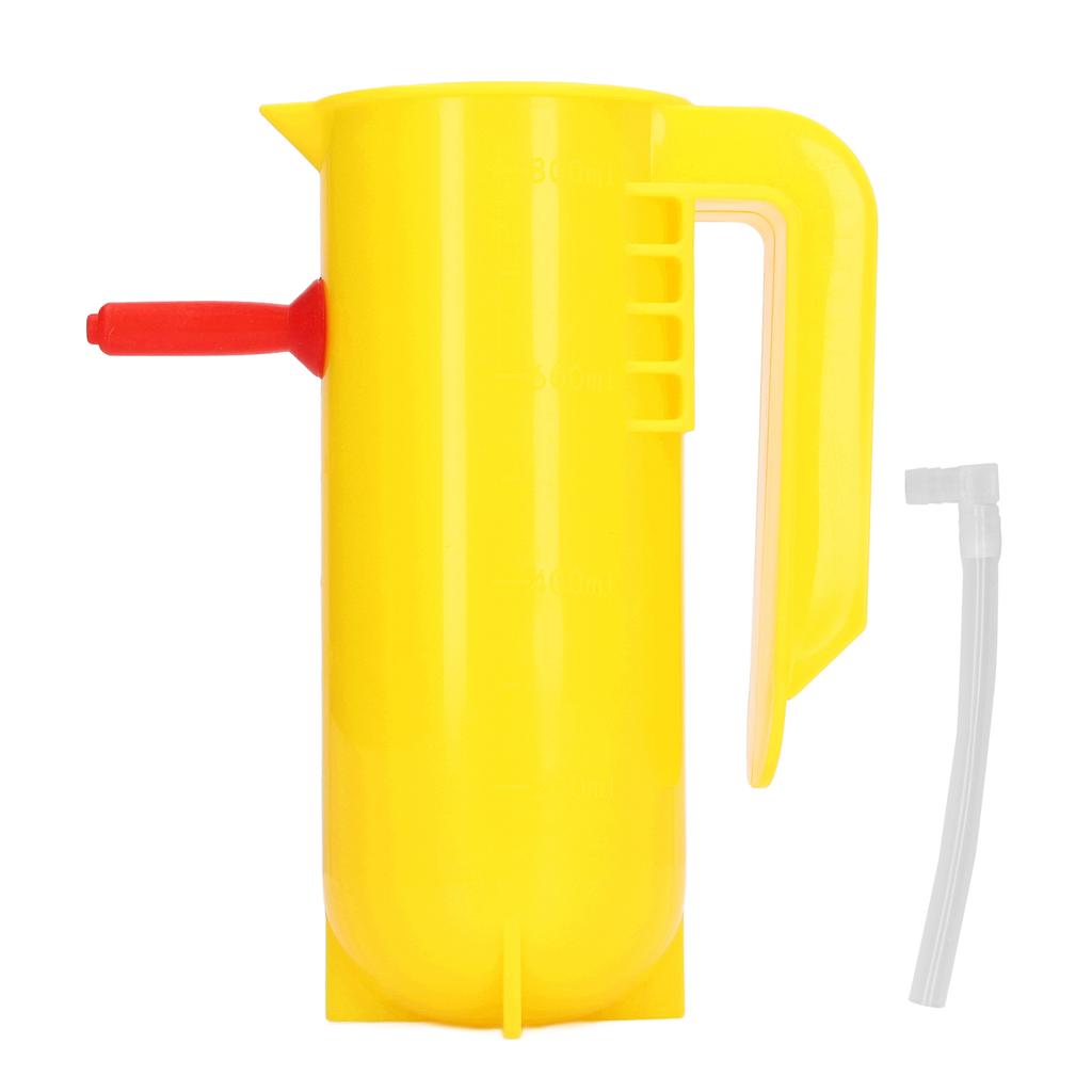 Lamb Milk Feeder Bottle 800ML Scale Accurate Quantitative Small Animal Calf Goat Pacifier Feeder Milk Bottle with Hand Grip