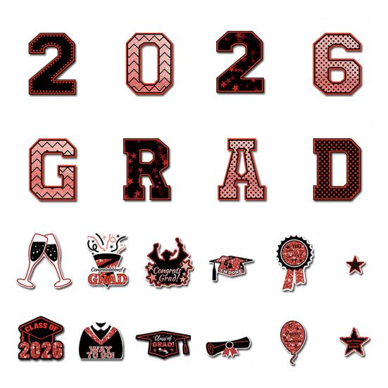 2026 Graduation Magnetic Car Decals Waterproof Graduation Car Magnets Fade-Resistant Reusable Party Decor for Vehicles
