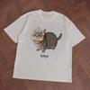 Funny Cat Graphic Print Tshirts Womesummer Fashion Casual Streetwear Tops Oversize Oneck Short Sleeve Tshirts