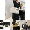 Trendy Versatile Canvas Tote Bag For Women In Solid Colors Perfect For Daily Use