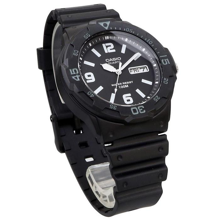 Casio Стандартные кварцевые часы MRW-200H-1B2V Мужские Черные