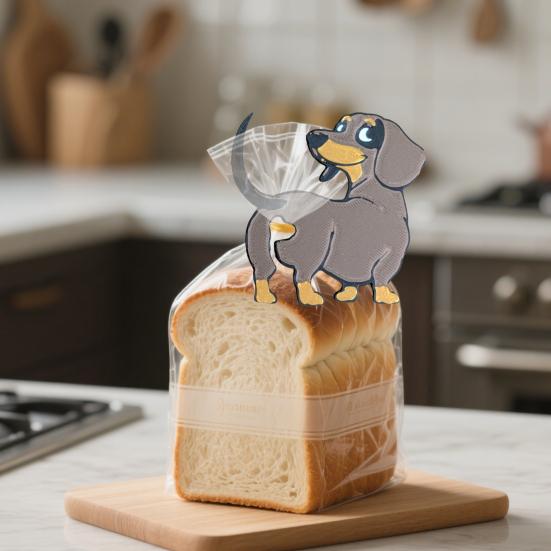 Набор из 3 шт. зажимов для хлеба в виде таксы, забавные зажимы для пакетов в виде попки, многоразовые пластиковые зажимы для запечатывания пищевых пакетов, оригинальные кухонные гаджеты