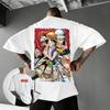 Футболка с принтом аниме One Piece Луффи для мужчин и женщин, мультяшная графическая футболка, повседневные хлопковые топы, уличная одежда, кавайная, для косплея, одежда Y2k, лето 2026