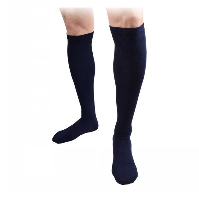 Varicose Veins Compression Socks Fit For Golf Rugby Hiking Sports For Anti Fatigue Driving Travel Flight Black Women Men Socks