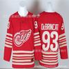 Detroit Red Wings Ice Hockey Jersey Embroidered Team Uniform Cotton Sports Apparel Men Adult