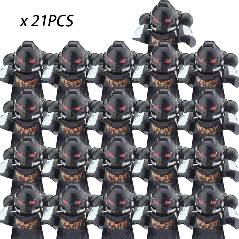 MOC Рыцари Крови Военные Ангелы Черный Молот Тамплиеры Военные Солдаты молоты Экшн-фигурки Строительные блоки Кирпичики дети DIY Игрушки