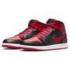 Air Jordan 1 Mid Alternate Bred Men Sneakers Black Fire-Red White DQ8426-060