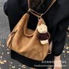Casual Commuter Tote Bag Women's Large Capacity 2025 New Shoulder Messenger Bag Retro Fashion Lightweight Backpack