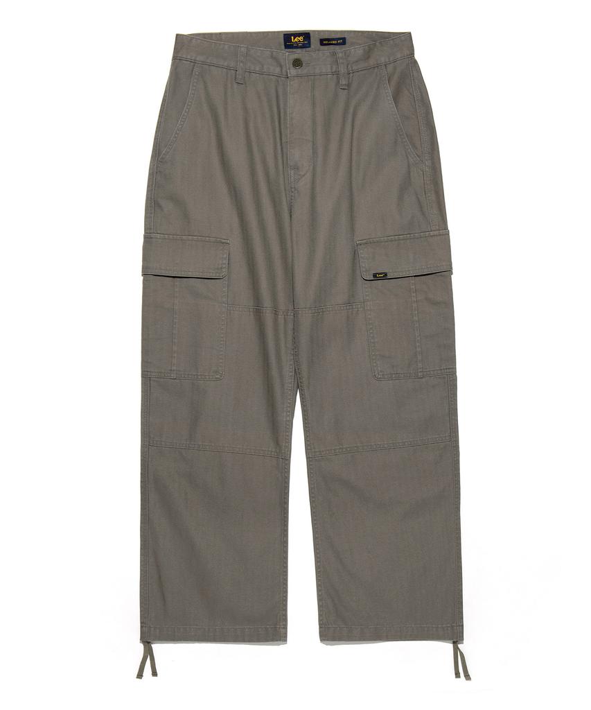 LEE Herringbone Cargo Pants Gray