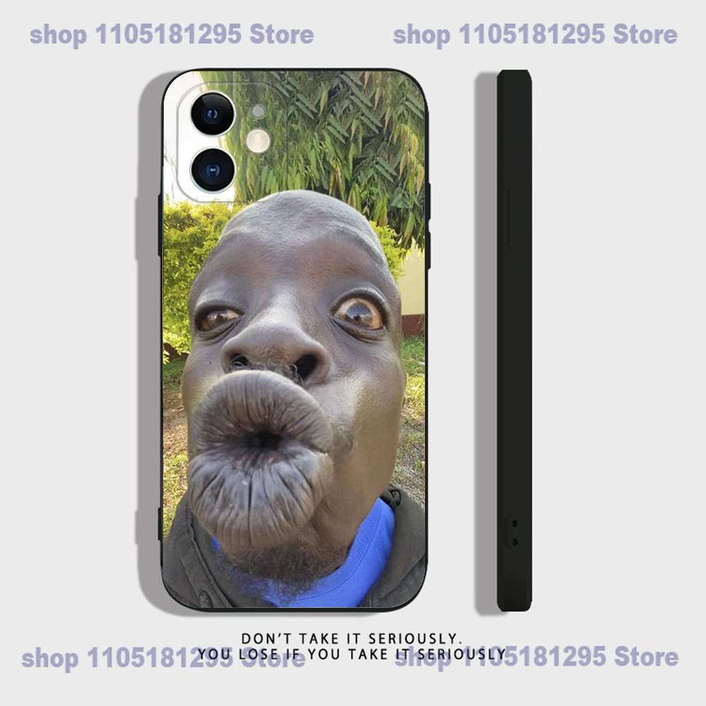 Крутой Уродливый Мужчина Смешной Чехол Для Телефона Для iPhone 17,16,15,14,13,12,11,XR,Pro,XS,Max,XR,Plus,Mini Мягкий Силикон Черный Ударопрочный