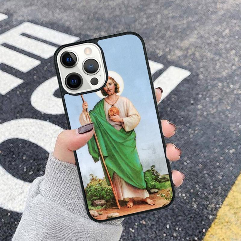 San Judas Colored Design Case For iPhone 17 Air 11 12 13 14 15 16 Pro Max Cover For iPhone 17 Air 13 12 Max Plus 2020