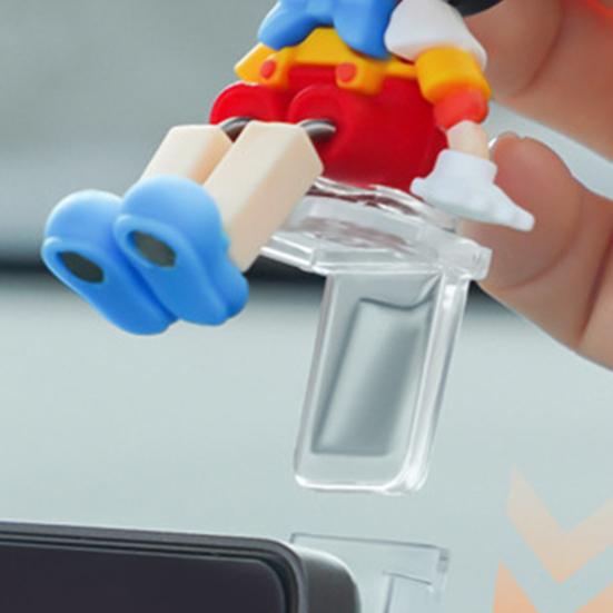 Yousheng Трясущийся ножками человечек Декор приборной панели автомобиля Креативная настольная фигурка Гипнотическая качающаяся нога Игрушка Подарок для любителей украшения автомобиля