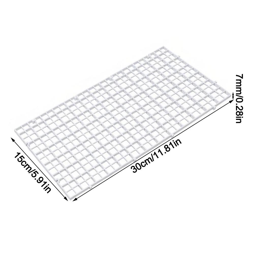 Прочная разделительная пластина для аквариума 30x15/30x30 см, съемная, соединяемая, пористая решетчатая пластина-разделитель, пластина для донного фильтра для аквариума
