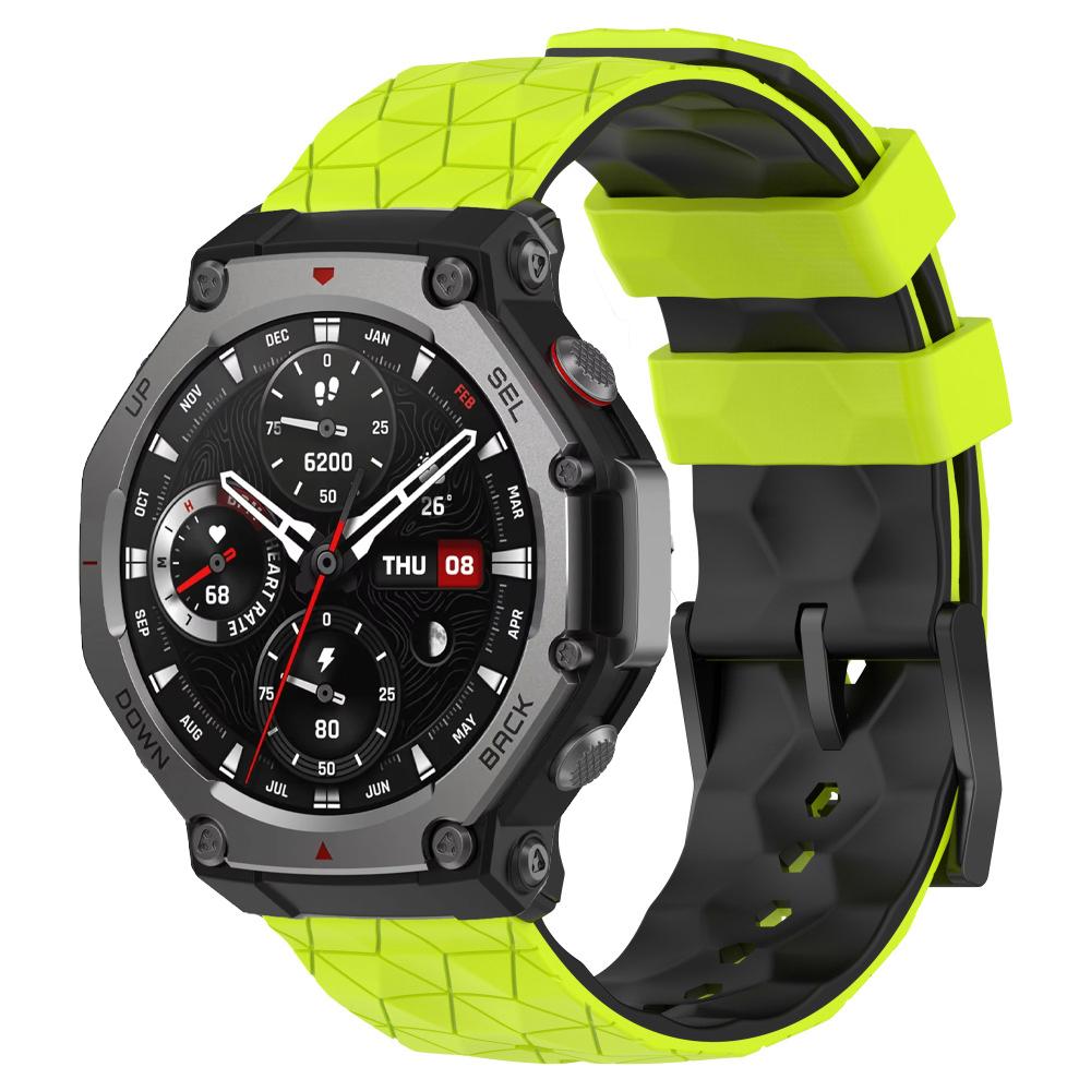 Силиконовый ремешок для умных часов Amazfit T-Rex 3, спортивный сменный браслет для Amazfit T rex 3 с футбольным узором, браслет Correa