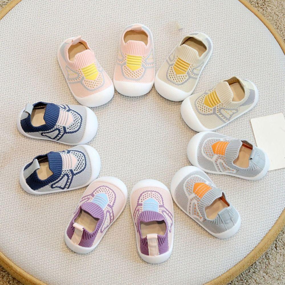 Mesh Design Breathable Mesh Baby Shoes Anti-slip Bottom Non-slip Baby Shoes Newborn