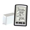 Rain Gauge Digital Portable Measurement Tool Current Date Instrument Weather Meter