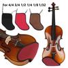 Cotton Violin Chin Rest Pad Absorbs Sweat Fiddle Sponge Cushion  For 3/4 4/4 1/2 1/4 1/8 1/32