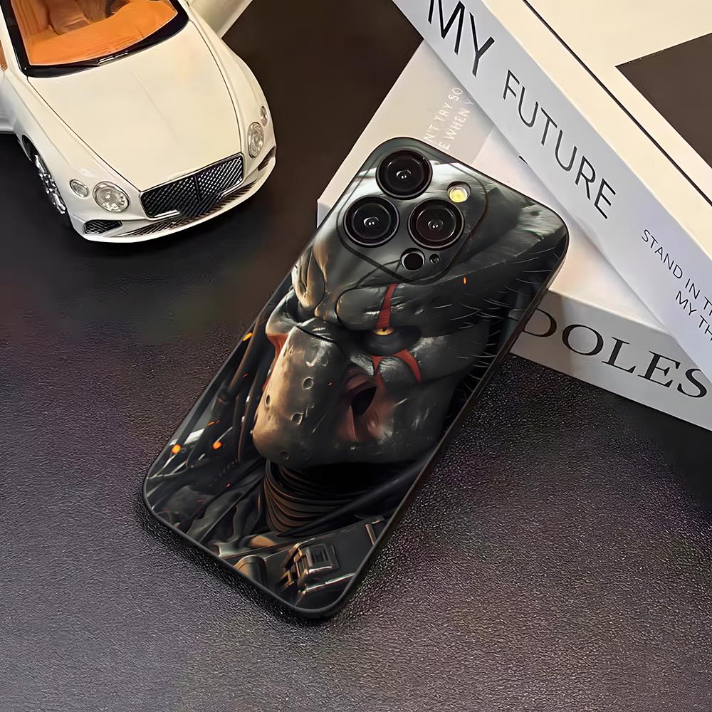 Чехол для телефона 'Хищник' (P-Predator) для 16 Pro Max Iphone 17 Pro Max 14 15 Plus 12 13 11 Pro Xr X Xs SE Задняя крышка