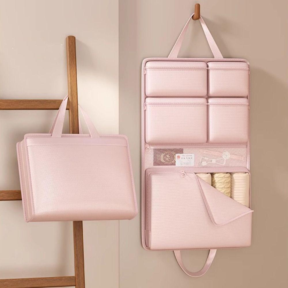 Multi Pockets Innerwear Separation Bag 7 in1 Foldable Trip Handbag Travel Handbags