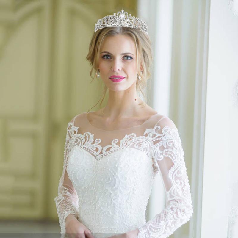 Модная хрустальная черная корона из сплава, свадебная тиара, аксессуары для волос на Хэллоуин, корона, повязка на голову